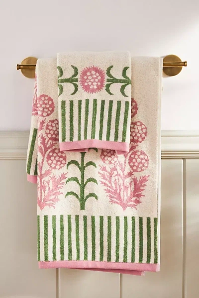 Ellen Merchant Cottage Bath Towel Collection In Multi