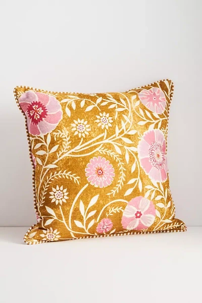 Ellen Merchant Cottage Pillow In Orange