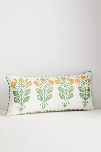 Ellen Merchant Cottage Pillow In White