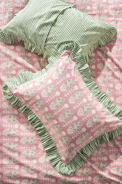 Ellen Merchant Cottage Pillowcases, Set Of 2 In Pink