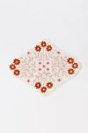 Ellen Merchant Tufted Floral Cotton Bath Mat In Sand