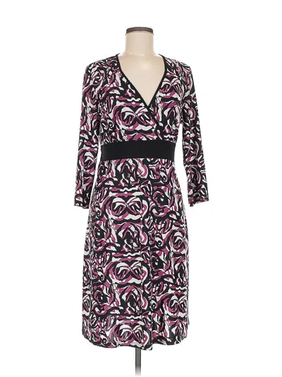 Pre-owned Ellen Parker Casual Dress In Purple