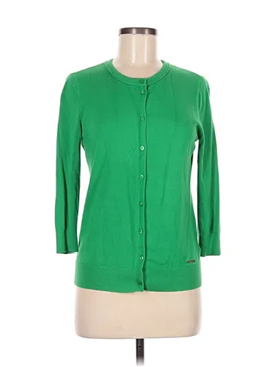 Pre-owned Ellen Tracy 3/4 Sleeve Blouse In Green