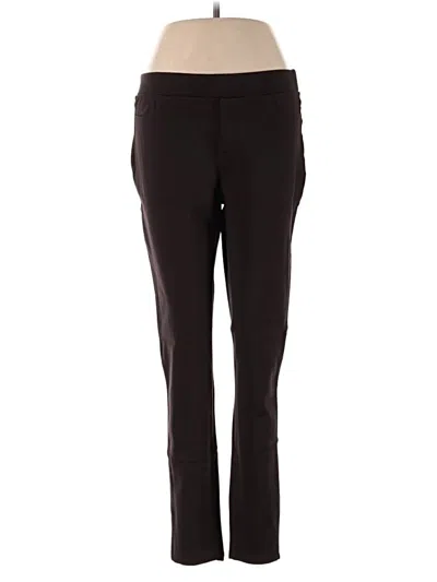 Pre-owned Ellen Tracy Active Pants In Brown