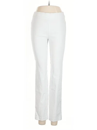 Pre-owned Ellen Tracy Active Pants In White