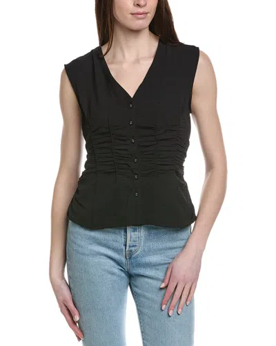 Ellen Tracy Airflow Top In Black