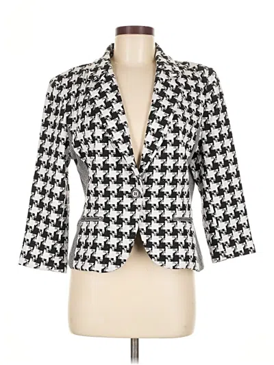 Pre-owned Ellen Tracy Blazer Jacket In Black