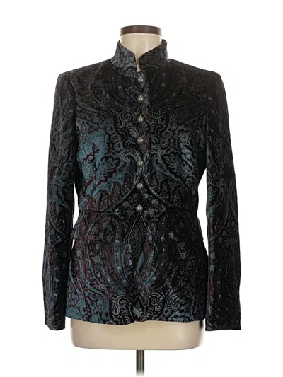 Pre-owned Ellen Tracy Blazer Jacket In Black