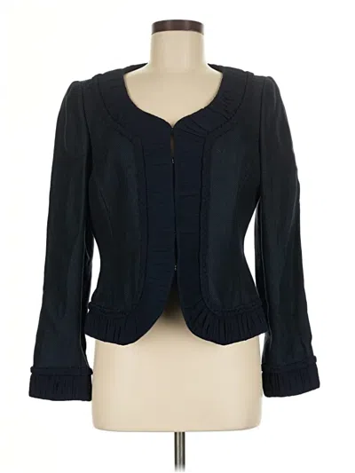 Pre-owned Ellen Tracy Blazer Jacket In Blue