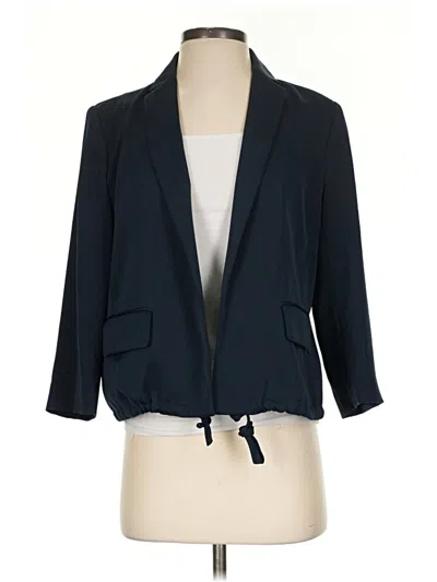 Pre-owned Ellen Tracy Blazer Jacket In Blue