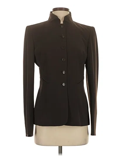 Ellen Tracy Blazer Jacket In Brown