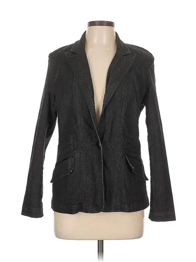 Pre-owned Ellen Tracy Blazer Jacket In Gray