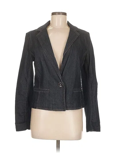 Pre-owned Ellen Tracy Blazer Jacket In Gray