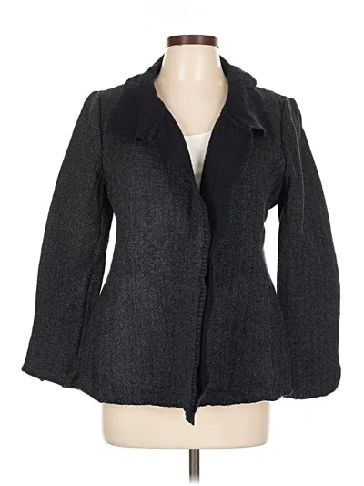 Pre-owned Ellen Tracy Blazer Jacket In Gray