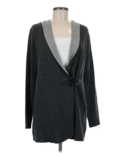 Pre-owned Ellen Tracy Blazer Jacket In Gray