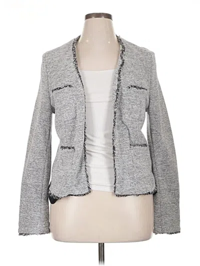 Pre-owned Ellen Tracy Blazer Jacket In Gray