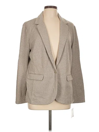 Pre-owned Ellen Tracy Blazer Jacket In Gray