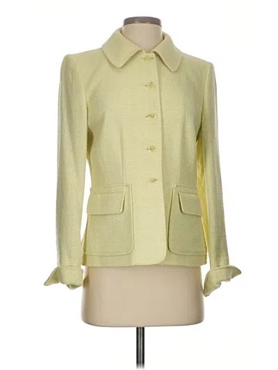 Pre-owned Ellen Tracy Blazer Jacket In Green