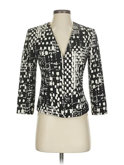 Pre-owned Ellen Tracy Blazer Jacket In Ivory