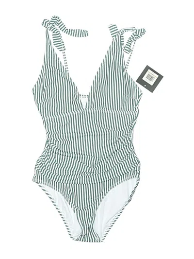 Pre-owned Ellen Tracy Bodysuit In Green