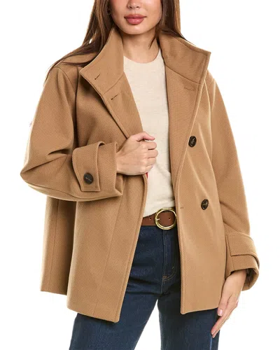 Ellen Tracy Bold Twill A-line Peacoat