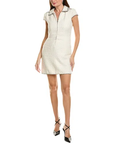 Ellen Tracy Cap Sleeve Dress In White