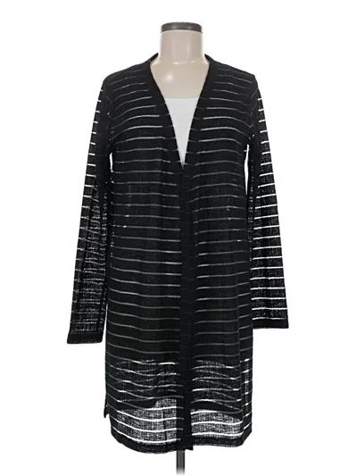 Pre-owned Ellen Tracy Cardigan Sweater In Black