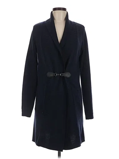 Pre-owned Ellen Tracy Cardigan Sweater In Blue