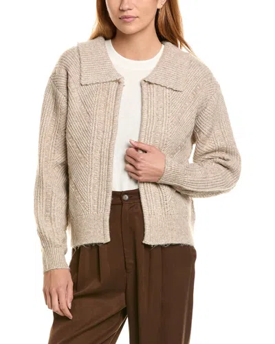 Ellen Tracy Cardigan Sweater In Neutral