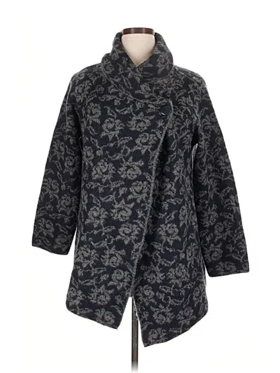 Pre-owned Ellen Tracy Cardigan Sweater In Gray