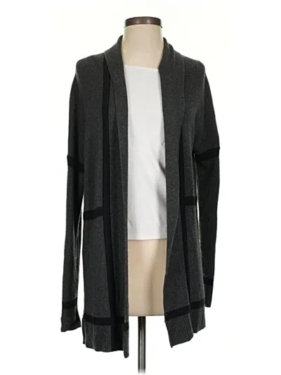 Pre-owned Ellen Tracy Cardigan Sweater In Gray