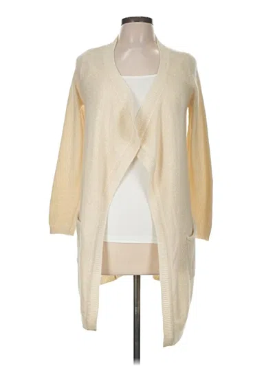 Pre-owned Ellen Tracy Cardigan Sweater In Tan