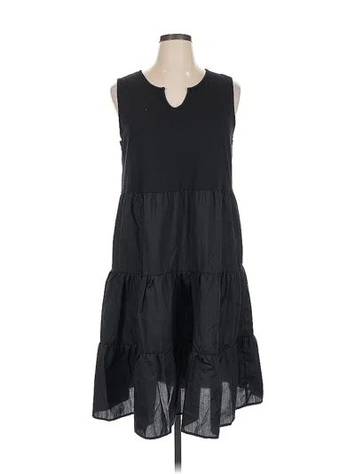 Pre-owned Ellen Tracy Casual Dress In Black