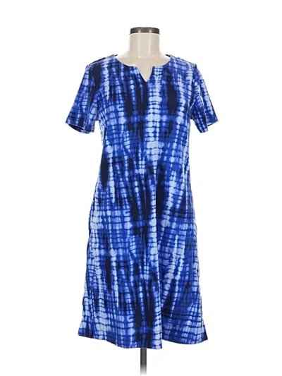 Pre-owned Ellen Tracy Casual Dress In Blue