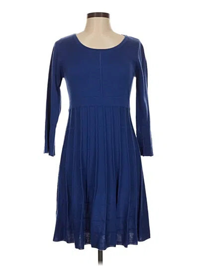Pre-owned Ellen Tracy Casual Dress In Blue