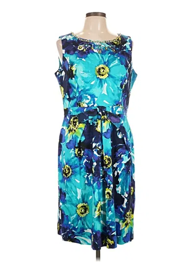 Pre-owned Ellen Tracy Casual Dress In Blue