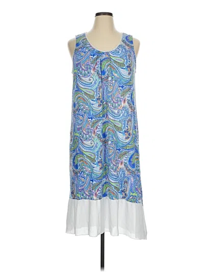 Pre-owned Ellen Tracy Casual Dress In Blue