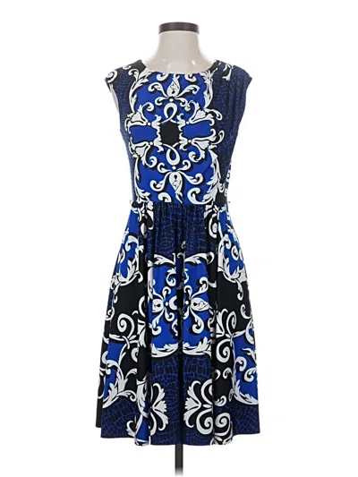 Pre-owned Ellen Tracy Casual Dress In Blue