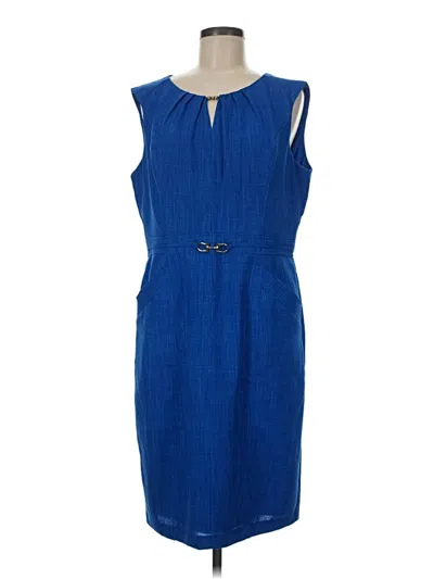 Pre-owned Ellen Tracy Casual Dress In Blue