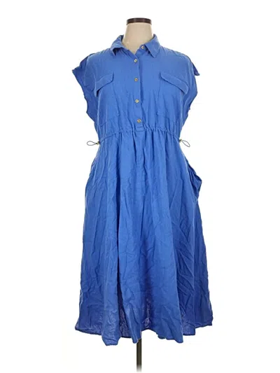 Pre-owned Ellen Tracy Casual Dress In Blue