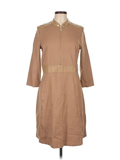 Pre-owned Ellen Tracy Casual Dress In Brown