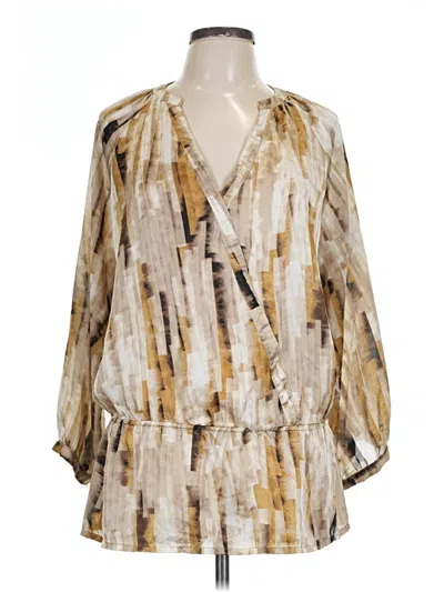 Pre-owned Ellen Tracy Casual Dress In Brown