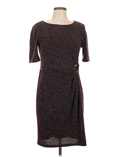 Pre-owned Ellen Tracy Casual Dress In Brown
