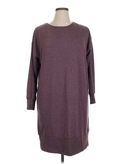 Pre-owned Ellen Tracy Casual Dress In Burgundy