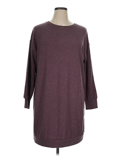 Pre-owned Ellen Tracy Casual Dress In Burgundy