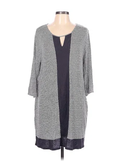 Pre-owned Ellen Tracy Casual Dress In Gray