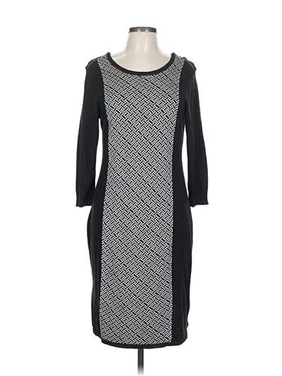 Pre-owned Ellen Tracy Casual Dress In Gray
