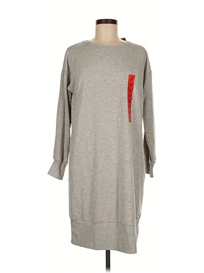 Ellen Tracy Casual Dress In Gray
