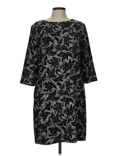 Pre-owned Ellen Tracy Casual Dress In Gray