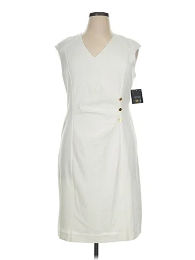 Pre-owned Ellen Tracy Casual Dress In Ivory